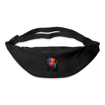 Papageie Papagei - Gürteltasche - Schwarz - Vorne