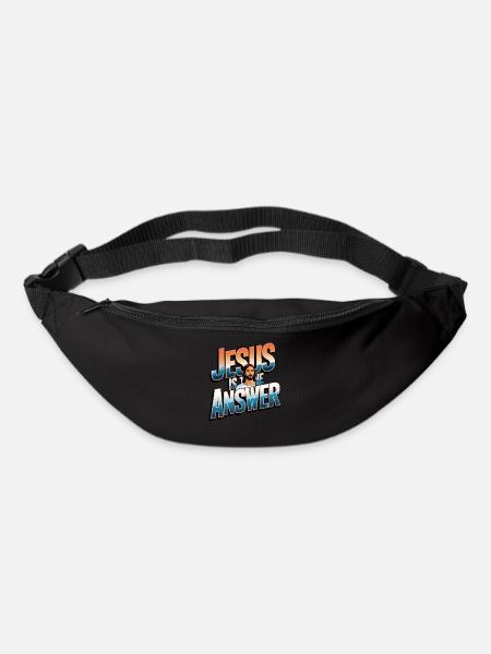 Jésus est la réponse - Jesus ist die Antwort - Sac banane - noir