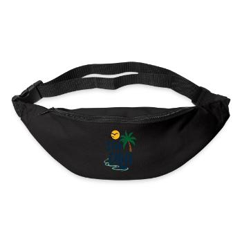 Stay Chill Tropische Entspannung Sommer Urlaub - Gürteltasche - Schwarz - Vorne