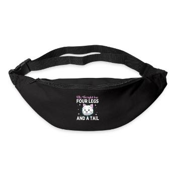 Therapy dog - Bum bag - black - Front
