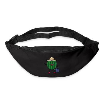 Melon Jardinier Agriculteur Jardinier amateur - Sac banane - noir - Devant