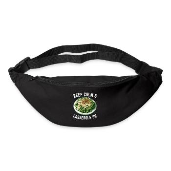 Casserole de haricots verts - Sac banane - noir - Devant