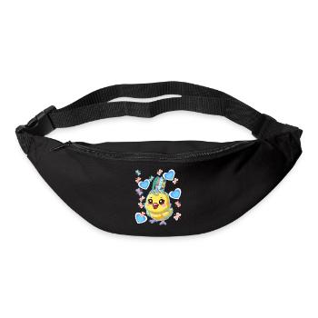 Hippie Hippies Chicken Chickens Chicks Easter - Bum bag - black - Front