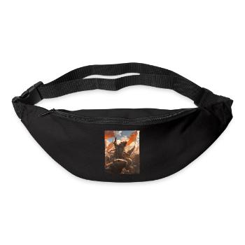 Epic Capybara Revolution Artful Painting - Bum bag - black - Front