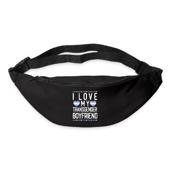 Transgender Trans LGBT Pride - Gürteltasche - Schwarz - Vorne
