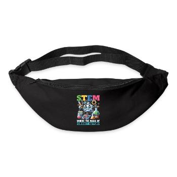 STEM Teacher STEM Where The Magic Of Educator - Bum bag - black - Front