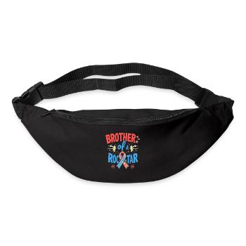Frères et sœurs autistes - Sac banane - noir - Devant