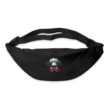 Coquette Bow Baking Chef Hat Whisk - Bum bag - black - Front