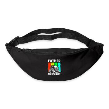 Tondeuse à gazon pelouse (prairie) - Sac banane - noir - Devant