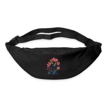 Blumen - Frühling - Sommer - Blüten - Gürteltasche - Schwarz - Vorne