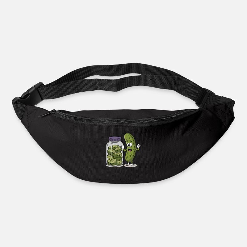 Gurke - Gürteltasche - Schwarz