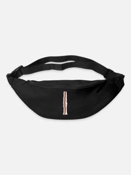 Klarinette Instrument Klarinettist Retro Line Art - Gürteltasche - Schwarz