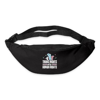 Transgender Trans LGBT Pride - Bum bag - black - Front