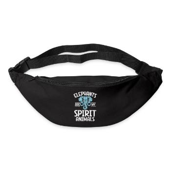 Elephant Lovers Gifts - Bum bag - black - Front
