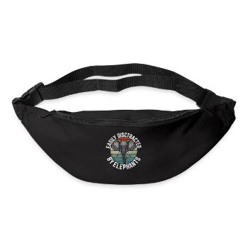Elephant Lovers Gifts - Bum bag - black - Front