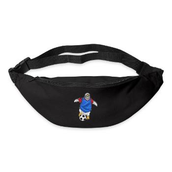 Pinguin Fußballspieler Fußball - Gürteltasche - Schwarz - Vorne