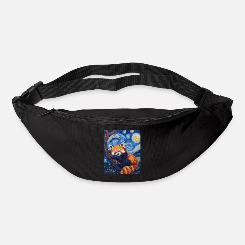 Roter Panda - Gürteltasche - Schwarz