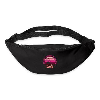 Vacuuming Household Crazy Vacuum Cleaning Lady - Bum bag - black - Front