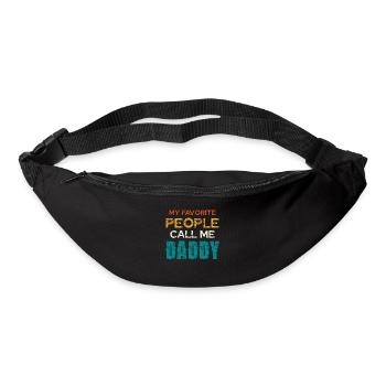 My loved ones call me dad - Bum bag - black - Front