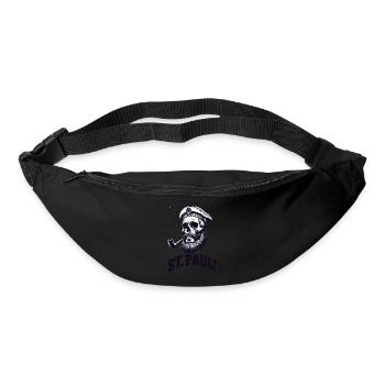 St.Pauli Kiez Hamburg Totenkopf Sankt Pauli - Sac banane - noir - Devant