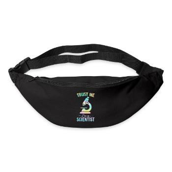 Trust Me I'm A Scientist Tie Dye Funny Lab - Bum bag - black - Front
