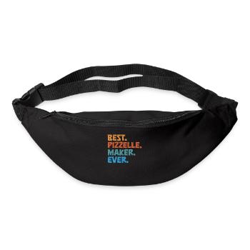 Pizzelle Waffle - Italian Waffles - Bum bag - black - Front