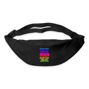 Mein90er Kostüm - Gürteltasche - Schwarz - Vorne