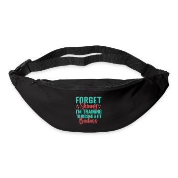 Fitness Motivation Bodybuilder Fit Badass - Bum bag - black - Front
