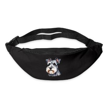 Zwergschnauzer - Gürteltasche - Schwarz - Vorne