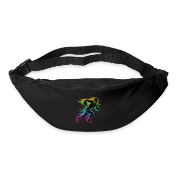 Football américain - Sac banane - noir - Devant