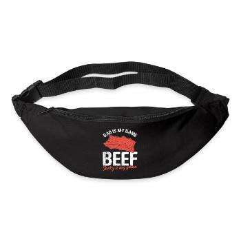 Dad Is My Name Beef Jerky Is My Game Dehydrated - Bum bag - black - Front