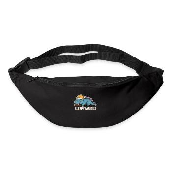 Sleepysaurus Dino Chemise de nuit - Sac banane - noir - Devant
