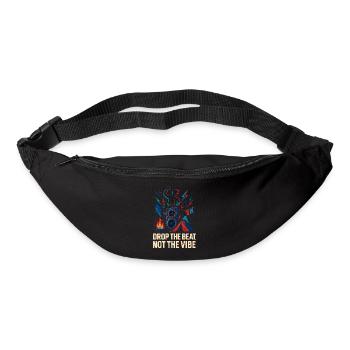 Laisser tomber le rythme, pas l’ambiance - Sac banane - noir - Devant