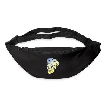 Crâne de chef - Sac banane - noir - Devant