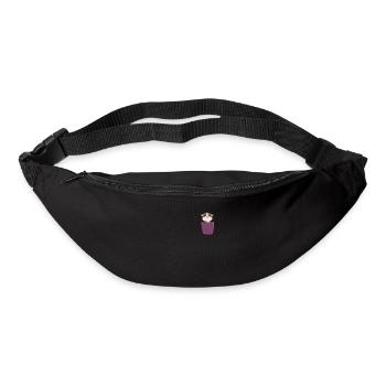 Kätzchen in Brusttasche Katze in Tasche - Gürteltasche - Schwarz - Vorne