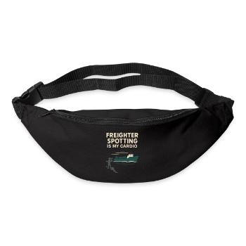 Ship vision device Container ship Cargo ship - Bum bag - black - Front