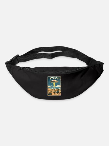 Nevada UFO Landschaft Abenteuer Retro-Inspiration - Gürteltasche - Schwarz