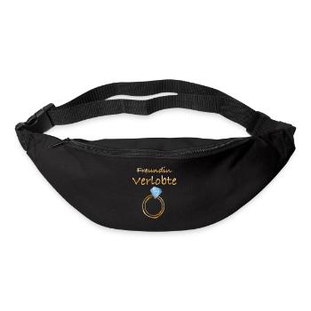 Girlfriend crossed out fiancée - Bum bag - black - Front
