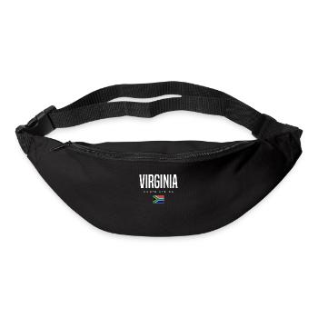 Virginia Südafrika - Gürteltasche - Schwarz - Vorne