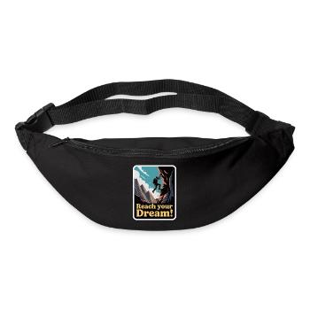 CLIMBING, REACH YOUR DREAM - Bum bag - black - Front