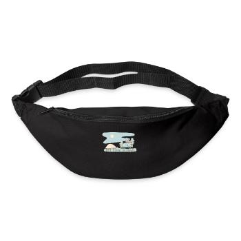 My Time Is Now - Retro Camping Adventure Design My - Gürteltasche - Schwarz - Vorne