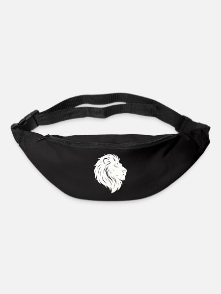 Lion Tête de Lion - Sac banane - noir