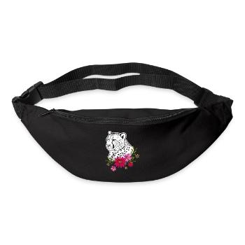 Cheetah With Flowers - Bum bag - black - Front