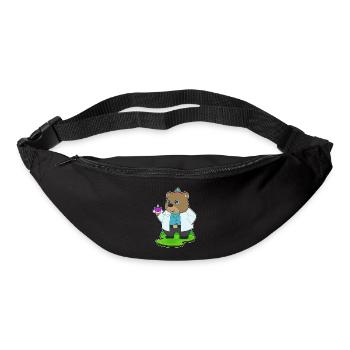 Bär Geburtstag Arzt - Gürteltasche - Schwarz - Vorne