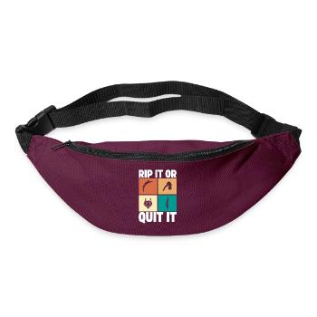 Diving diving board - Bum bag - burgundy - Front