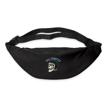 Skull Jet Helm 4500 x 5400 px - Gürteltasche - Schwarz - Vorne