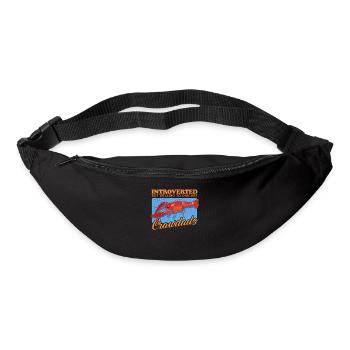 Flusskrebs Edelkrebs Krebse Meeresfrüchte Geschenk - Gürteltasche - Schwarz - Vorne