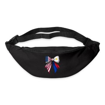 Coquette Bow Philippines Filipino Filipina Pride - Bum bag - black - Front