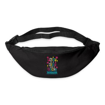 Queer Stolz Queer Freude Lgbtq+ Bestätigung Trans - Gürteltasche - Schwarz - Vorne
