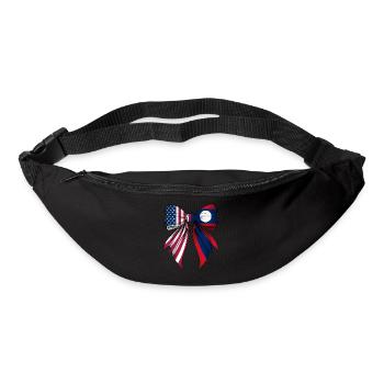 Coquette Arc Laos Racines Héritage Laotien Pride - Sac banane - noir - Devant